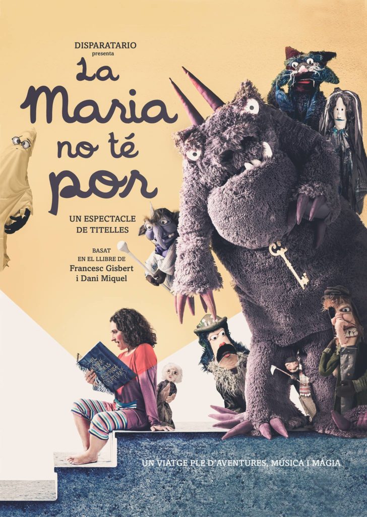 Cartel de la obra de teatro infantil La Maria no te por